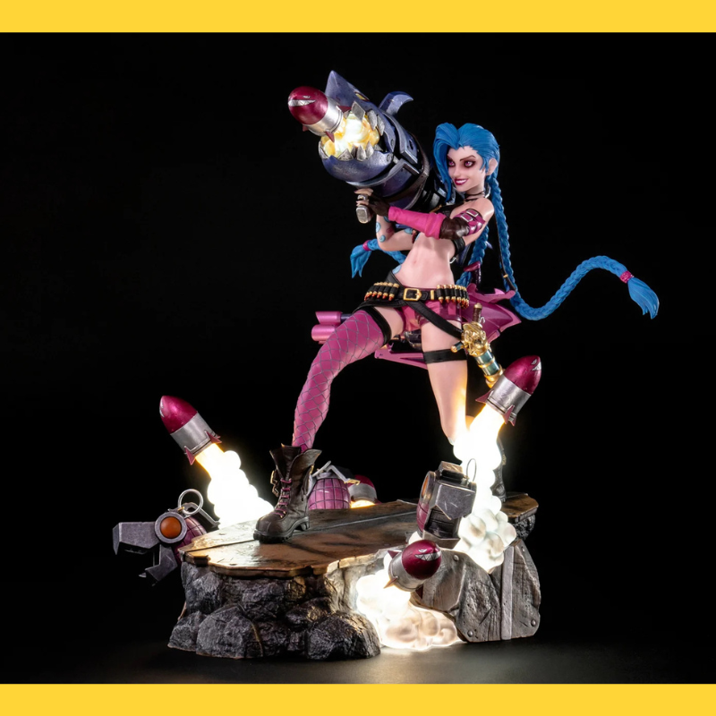 PRECOMMANDE - LEAGUE OF LEGENDS - Jinx - Statuette 1/6 31.5cm