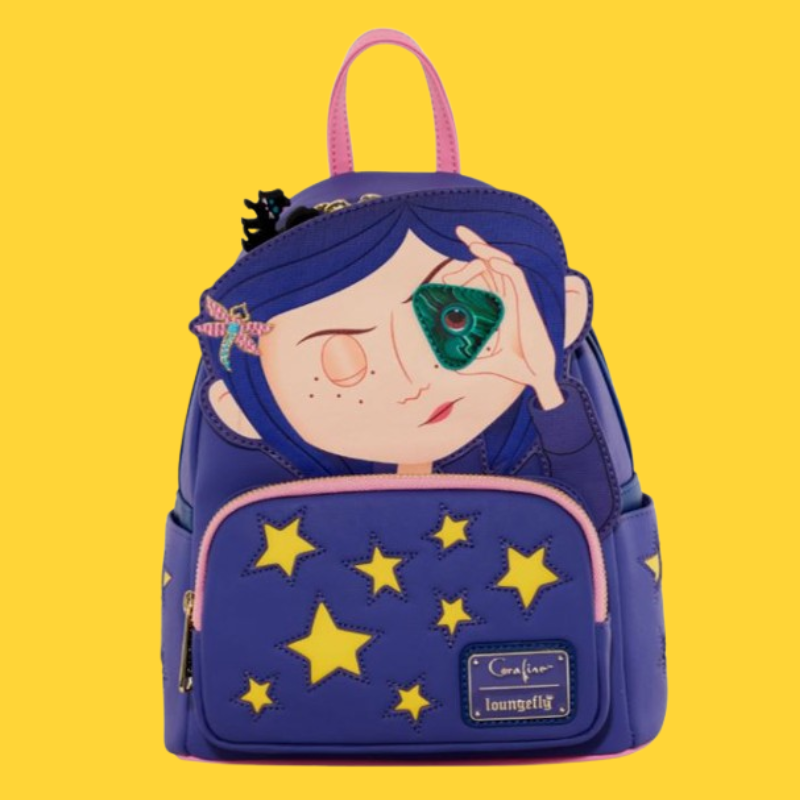 PRECOMMANDE - CORALINE - Etoiles Cosplay - Mini Sac à Dos LoungeFly