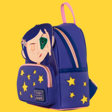 Charger l&#39;image dans la galerie, PRECOMMANDE - CORALINE - Etoiles Cosplay - Mini Sac à Dos LoungeFly
