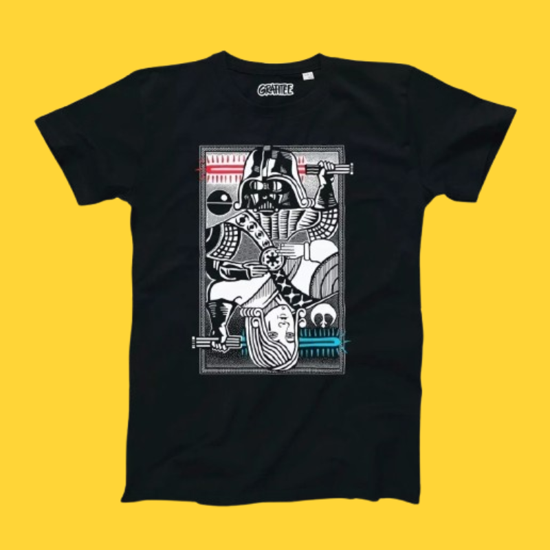 T-SHIRT STAR WARS DARK VADOR VS ANAKIN